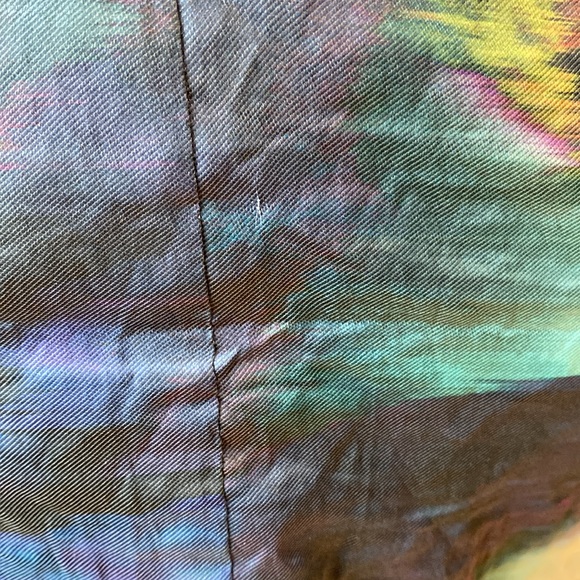 Nicole Miller Motion Blur Metallic Midi Dress, Size 2 - Picture 17 of 17